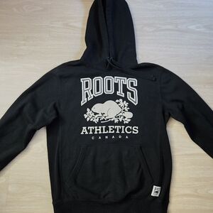 Roots Men's Black Athletic Hoodie